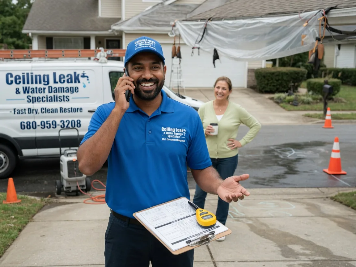Ceiling Leak Cleanup Ceres, VA FAQs